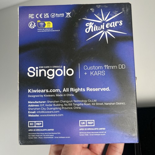 Kiwi Ears X Crinacle Singolo 11mm Dynamic Driver Ear Buds KARS Wired 3.5mm Jack - Picture 2 of 17
