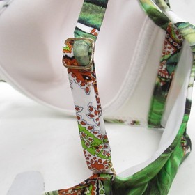 Lise Charmel Bikini Set Feerie Tropicale Top 38C Bottom Med Charms Ruched Nature