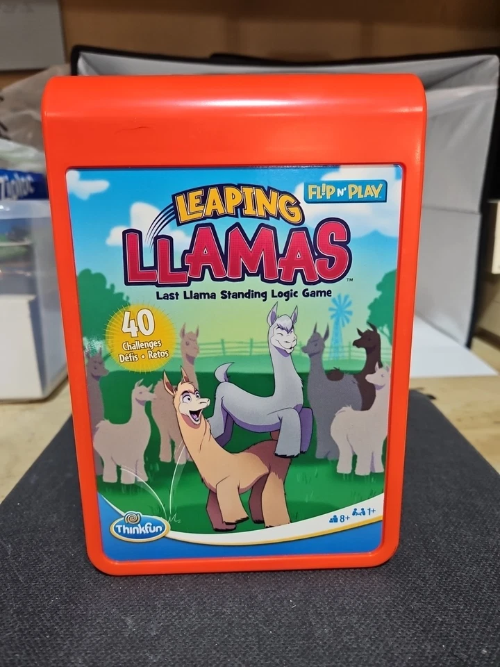 ThinkFun Flip N' Play 3 Pack. Leaping Llamas, Topsy Turtles,  Chameleon Crossing - Image 3 of 4