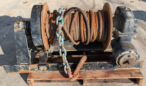 RN30WH-RF0 Tulsa RUFNEK Hydraulic Winch 30,000 Assy 80856-001 Cable 3/4 Controls