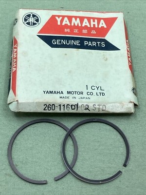 NOS GENUINE Yamaha Ring Set 2nd O/S 0.50 SL338 1969-73 806-11601-20 FAST SHIP NOS GENUINE Yamaha Ring Set 2nd O/S 0.50 SL338 1969-73 806-11601-20 FAST SHIP