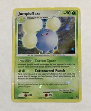 Pokémon JUMPLUFF 11/132 Holo Rare Secret Wonders LP Error HOLO BLEED Light Play on eBay