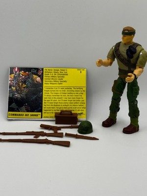 1995 V1 GI JOE Sgt Savage & The Screaming Eagles ~ COMMANDO