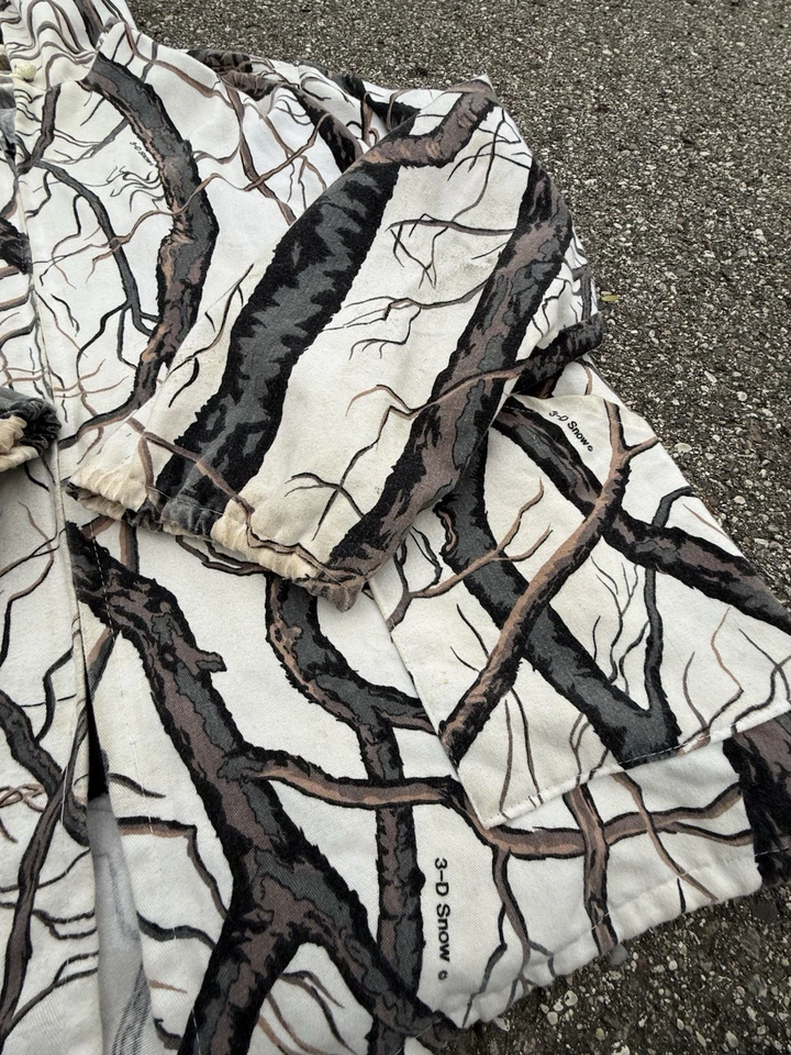 Sudadera con capucha vintage Johnson Garment 3-D sombra camuflaje XXL Marshfield Wisconsin EE. UU. Foto 4 de 4
