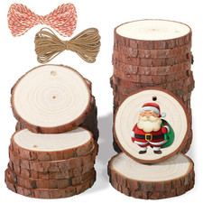 5ARTH Natural Wood Slices - 30 Pcs 2.4-2.8 inches 30pcs 2.4"-2.8" , brown