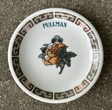 Pullman Railroad Dining Car China Indian Tree Pattern Butter Pat Exc Condition!