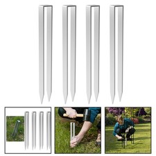 Zuverl?ssige U-f?rmige Gartenanker 4-teiliges Set fr stabile Zeltbefestigung