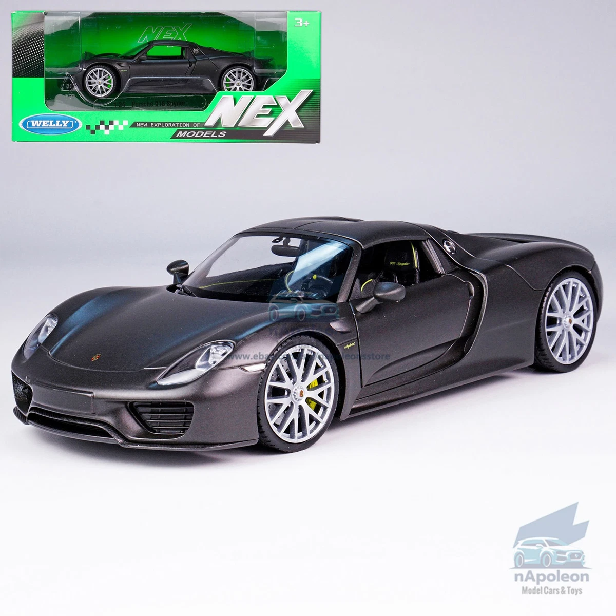 WELLY Porsche 918 Spyder Contemporary Manufacture Diecast Cars