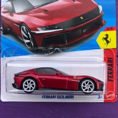 Hot Wheels 1/64 Custom Swap Real Rider Rubber Wheels FERRARI 12CILINDRI in box