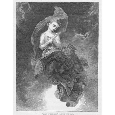 JAMES SANT Light of the Clouds - Antique Print 1848