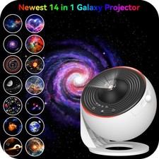 14 in 1 LED Galaxy Projector Starry Night Light Sky Star Party Lamp Planetarium
