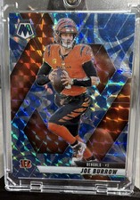 2025 Panini Mosaic - Joe Burrow #97 Reactive Blue Mosaic Prizm