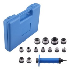 14 Piece  Leather Hole Punch Tool Kit 3/16-1-3/8 inch with Spring Loaded Handle