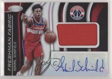 2019-20 Certified Freshman Fabric Signatures Admiral Schofield #AS Auto 9cf