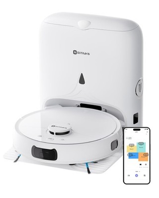 V5 Robot Vacuum and Mop, Self-Emptying Robotic Vacuum Cleaner, 8500Pa Suction...