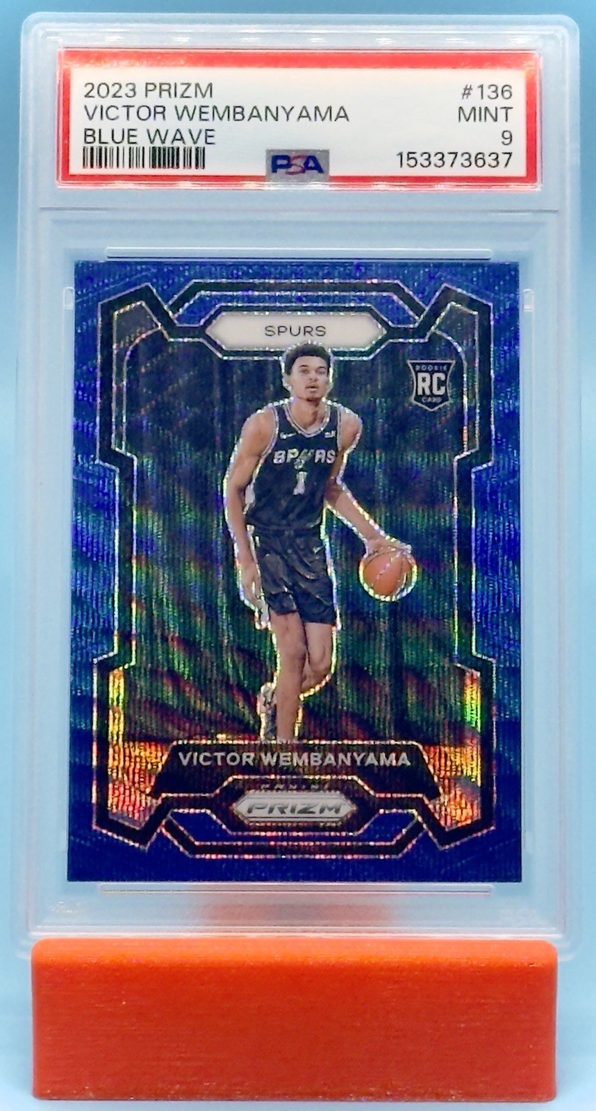 Victor Wembanyama 2023 Prizm #136 Blue Wave Price Guide - Sports 