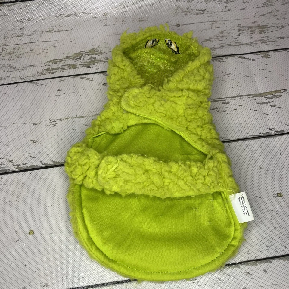 Dr. Seuss The Grinch Dog Outfit Size XS Green Christmas Pet Costume Puppy - Image 4 of 4