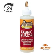 Aleene's Fabric Fusion Glue 4 oz, Nontoxic, Permanent and Washable Adhesive, 4oz