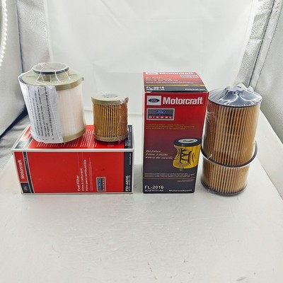 FD4616 FL2016 Oil & Fuel Filter Kit For 03-07 6.0L Motorcraft Powerstroke Diesel