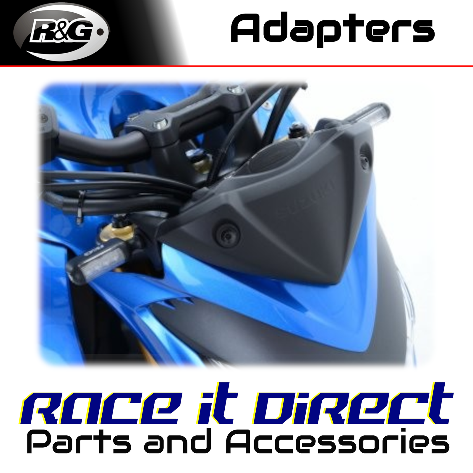 Indicator Adaptor Kit for Suzuki SV650X 2018-2023 Front R&G