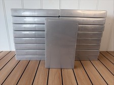 19 x Empty Silver VHS Video Cases Storage Replacement Boxes Job Lot