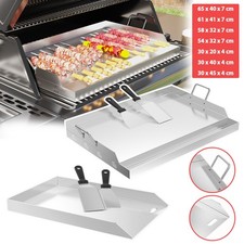 Grillplatte Grillblech Grillaufsatz Burgerplatte Grill mit Henkel & 2 …