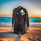 Tilos 2mm Wetsuit Mens X Large Black Shorty Surf Scuba Swim Diving