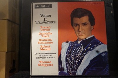 Verdi - Il Trovatore / Corelli/Tucci/Schippers  3 LP-Box
