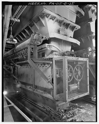 #ad 35. VIEW OF DUAL VENTURI GAS WASHER IN THE GAS WASHER PUMP HOUSE LOOKING $12.99