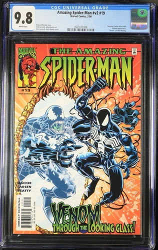 Amazing Spider-man 19 Cgc 9.8 Volume 2 Marvel 2000 Marvel Venom