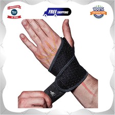 HiRui 2 Pack Adjustable Wrist Compression Strap Brace for Fitness Weightlifting