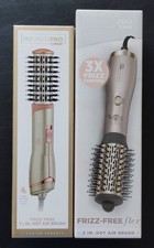 2PK Conair Infiniti Pro Frizz Free Flex Titanium Ceramic Hot Air Brush 2 1.5 IN