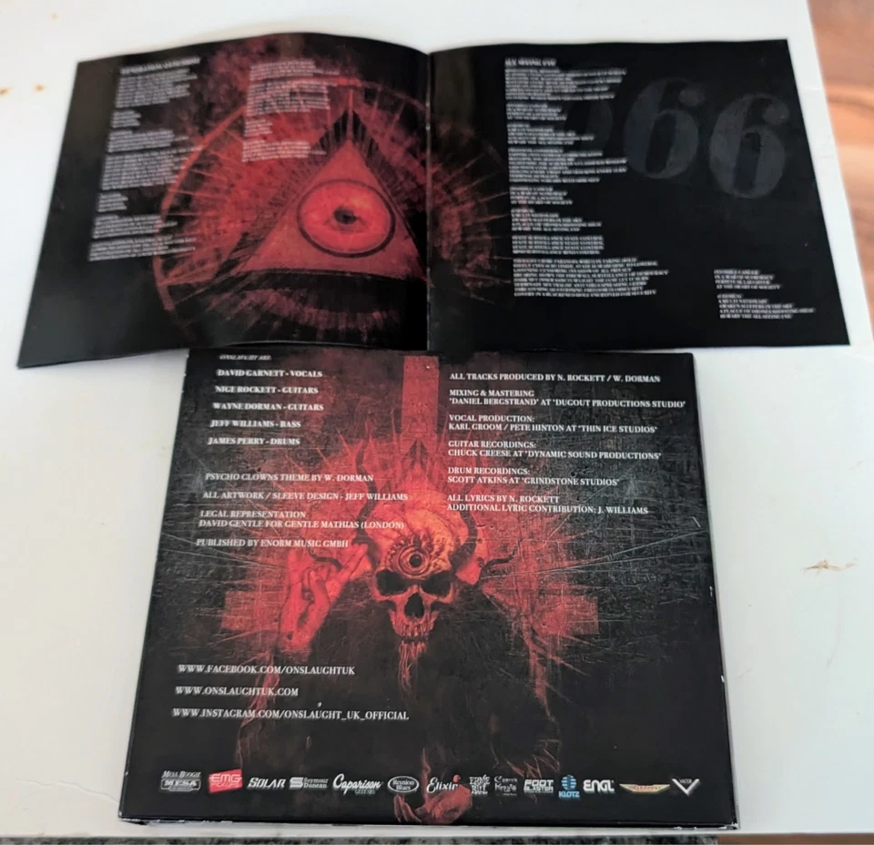ONSLAUGHT generation antichrist CD 2020 Digipak - Bild 2 von 2