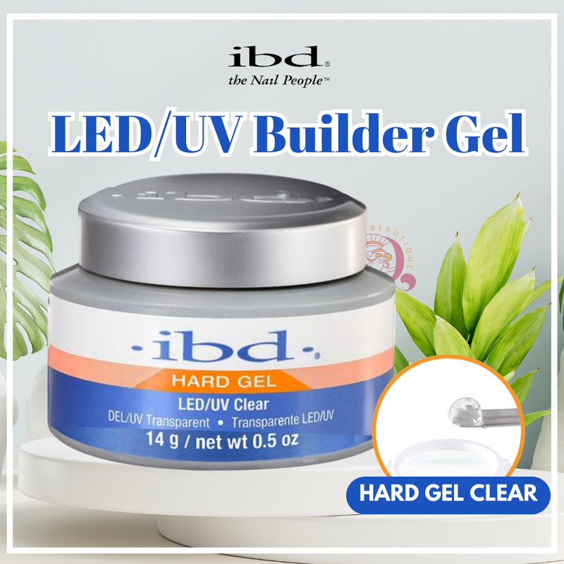 IBD Builder Gel 0.5 oz LED/UV NEW IN JAR - Hard Gel Clear | eBay