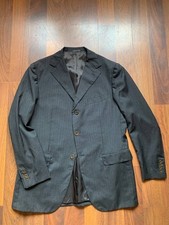 Sartorial Partenopea Napoli Jacket Blazer 3 Button Wool-Silk Size:52 IT