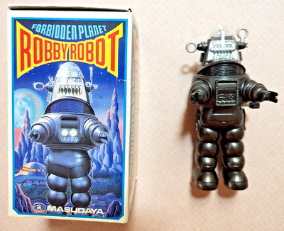 Vintage Forbidden Planet Robby the Robot Masudaya Wind Up Toy New in Box