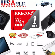 Micro SD Card 64GB 128GB 256GB 1TB Class 10 Micro SD Memory Card TF Adapter Lot