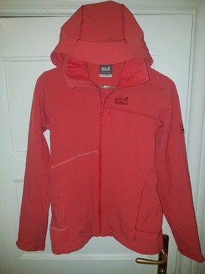 Jack Wolfskin Softshell Damen Jacke Grösse S Rot 