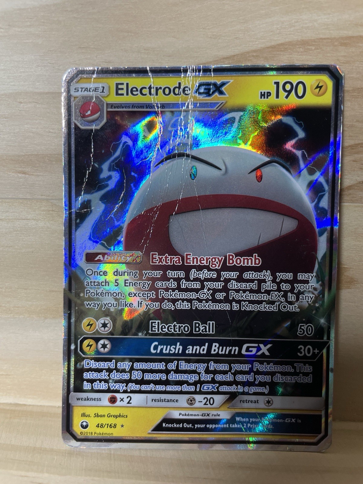 Electrode GX, Celestial Storm, Ultra Rare, 48/168