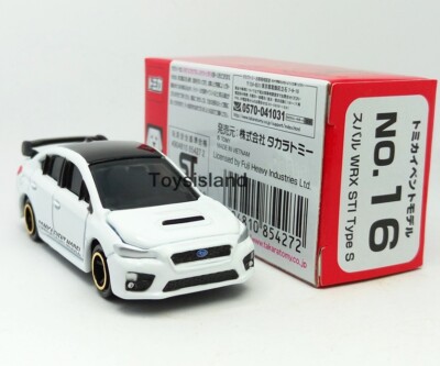 TOMICA 2016 EVENT MODEL 16 SUBARU WRX STI TYPE S 1/62 New (A) | eBay
