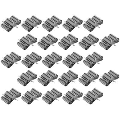  50 Pcs Wire Trailer Frame Clips Cable Fixing Clamp Powerline Adapter The
