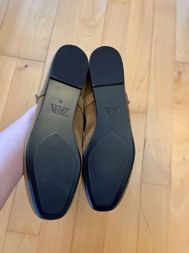 ZARA suede ballerinas UK 5 - EUR 38 - Picture 3 of 5