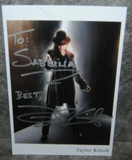 (M2) photo dédicace autographe autograph taylor kitsch