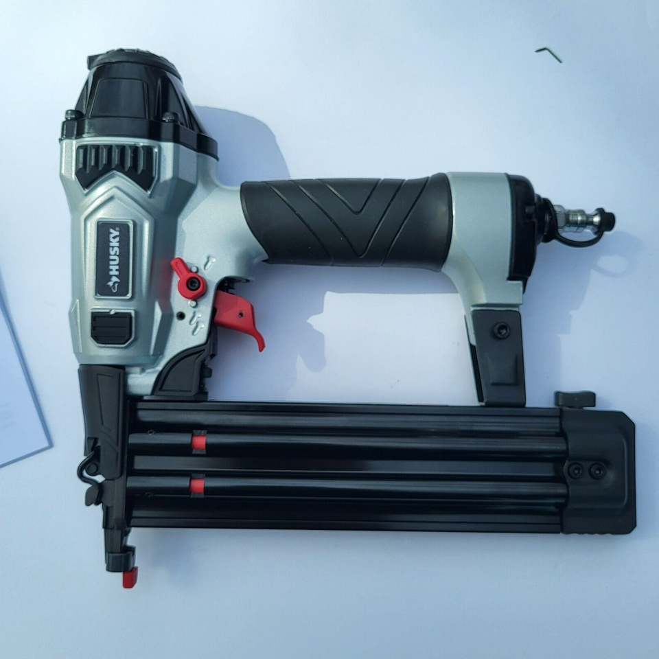 Brad Nailer Nail Gun Pneumatic Tool Air 18 Gauge 2 in Lightweight Husky