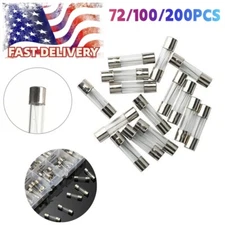 Assorted Glass Fuses 6x30mm 5x20mm Box Fuse Quick Blow Fast Acting Tube Kit