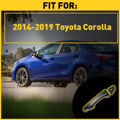 Exterior Door Handle For Toyota Corolla Front LH Smooth Plastic