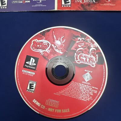 PS1 Spyro The Dragon Demo Disc And Spyro Ripto s Rage/Crash Bandicoot Demo