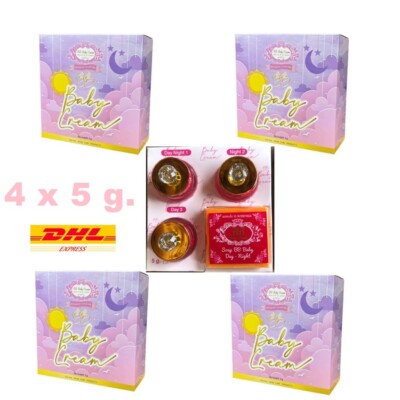 4X BB Baby Cream Moisturizing Glowing Protect Nourish Facial 5g