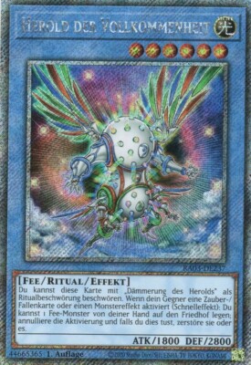 yugioh Herald of Perfection RA03-EN237 PLATINUM SECRET RARE GERMAN
