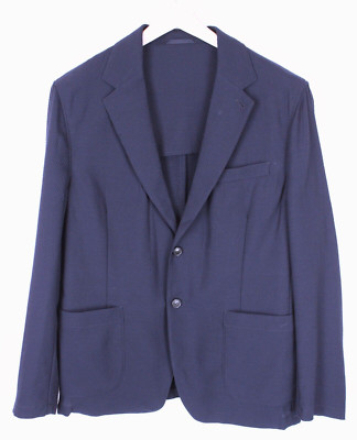 OUR LEGACY SFT NVY Wool Twill Blazer Mens EU 50 Half Lined 2 Buttons